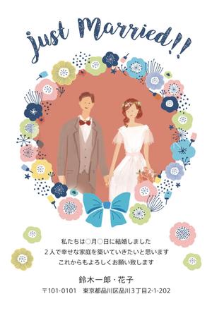 浅川光 (hikaruasakawa)さんの結婚報告のはがきの作成への提案