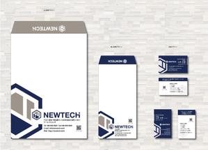 SUPLEY_ad (ad_infinity007)さんの内装業者「NEWTECH株式会社」の名刺デザイン依頼への提案