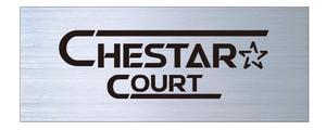 masunaga_net (masunaga_net)さんの新築マンションの銘板  「Chestar court」のデザインへの提案