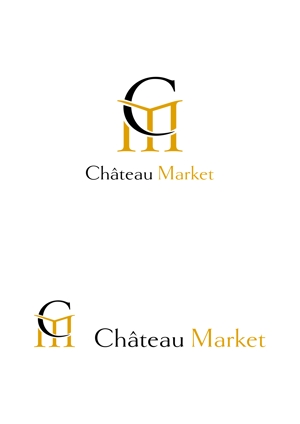 knot (ryoichi_design)さんの高級食材オンラインストア「Château Market」のロゴへの提案