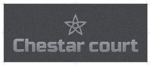 あさつゆ (shikasako)さんの新築マンションの銘板  「Chestar court」のデザインへの提案
