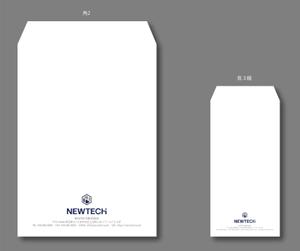 jpcclee (jpcclee)さんの内装業者「NEWTECH株式会社」の封筒デザイン依頼への提案