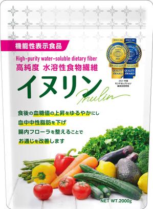 luckyvillage (luckyvillage)さんの食物繊維イヌリンのパッケージのリニューアルデザインへの提案