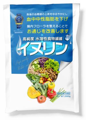 Big moon design (big-moon)さんの食物繊維イヌリンのパッケージのリニューアルデザインへの提案