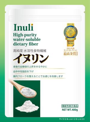 株式会社古田デザイン事務所 ()さんの食物繊維イヌリンのパッケージのリニューアルデザインへの提案