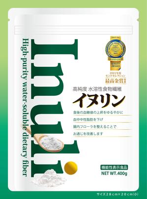 株式会社古田デザイン事務所 ()さんの食物繊維イヌリンのパッケージのリニューアルデザインへの提案