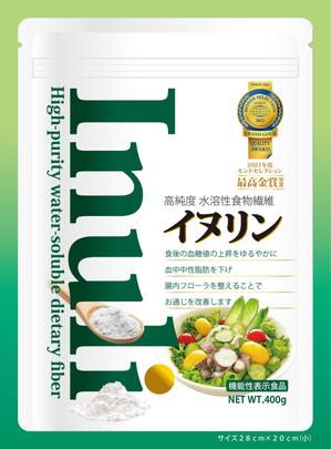 株式会社古田デザイン事務所 ()さんの食物繊維イヌリンのパッケージのリニューアルデザインへの提案