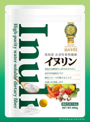 株式会社古田デザイン事務所 ()さんの食物繊維イヌリンのパッケージのリニューアルデザインへの提案