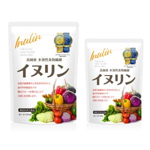 MT (minamit)さんの食物繊維イヌリンのパッケージのリニューアルデザインへの提案