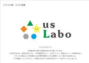ILOiT design (iroito_co)さんの放課後等デイサービス「アスラボ」のロゴ制作への提案