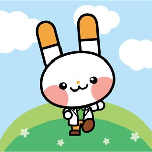 asuka-kuma (asuka-kuma)さんの調剤薬局「うさぎ薬局」のマスコットキャラクターへの提案