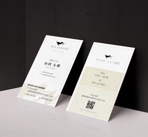 Pen'sK (pekk)さんのリラクゼーション・ITコンサルを行う会社の名刺デザインへの提案