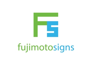 hs2802さんの「fujimotosigns　フジモトサインズ」のロゴ作成への提案