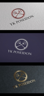  chopin（ショパン） (chopin1810liszt)さんの新規アパレルブランド　『YK POSEIDON』 のロゴへの提案
