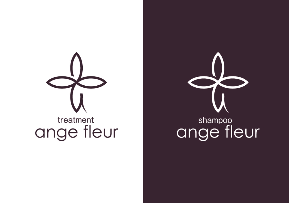 シャンプートリートメント　ange fleur　のロゴ