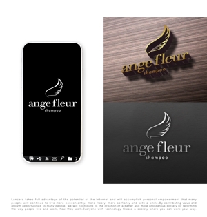tog_design (tog_design)さんのシャンプートリートメント　ange fleur　のロゴへの提案
