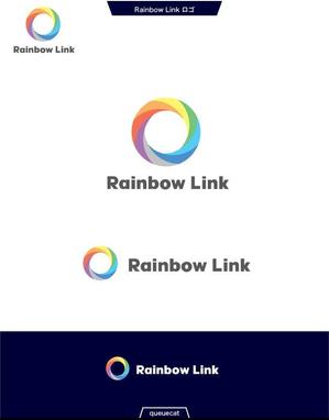 queuecat (queuecat)さんの貿易　「Rainbow Link合同会社」ロゴへの提案