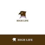 e design (erikko)さんのアウトドアブランド「HIGH LIFE」のロゴ作成への提案