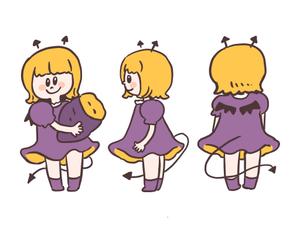 ヨシサコツバサ (283__________)さんのさつまいもの小悪魔キャラクターへの提案