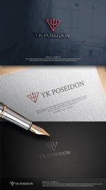 NJONESKYDWS (NJONES)さんの新規アパレルブランド　『YK POSEIDON』 のロゴへの提案