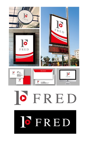 King_J (king_j)さんのライブ配信プロダクション「FRED」のロゴへの提案