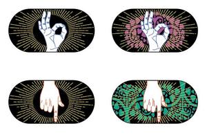 ves. (vesuvesu)さんの小さなものに描く、シンプルで抽象的なイラストへの提案