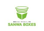 ヨシノ (toc-lab)さんのダンボールの会社「SANWA BOXES」のロゴへの提案