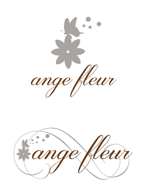 田中　威 (dd51)さんのシャンプートリートメント　ange fleur　のロゴへの提案