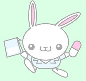 お絵描きカーネル (colonel-design-offic)さんの調剤薬局「うさぎ薬局」のマスコットキャラクターへの提案