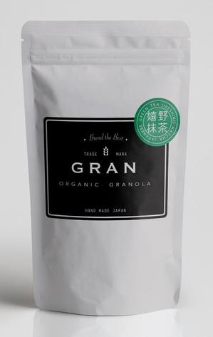 aktn (aktn)さんのグラノーラ専門店で新発売する抹茶グラノーラの産地シールのデザインへの提案