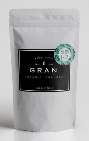 aktn (aktn)さんのグラノーラ専門店で新発売する抹茶グラノーラの産地シールのデザインへの提案