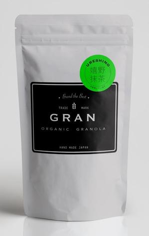 aktn (aktn)さんのグラノーラ専門店で新発売する抹茶グラノーラの産地シールのデザインへの提案