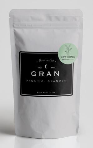 aktn (aktn)さんのグラノーラ専門店で新発売する抹茶グラノーラの産地シールのデザインへの提案