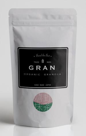 aktn (aktn)さんのグラノーラ専門店で新発売する抹茶グラノーラの産地シールのデザインへの提案