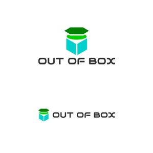 StageGang (5d328f0b2ec5b)さんの「OUT OF BOX」のロゴ作成依頼への提案