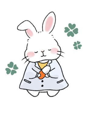 ひつもぐ (hitumogu)さんの調剤薬局「うさぎ薬局」のマスコットキャラクターへの提案