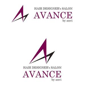 DFL株式会社 (miyoda)さんの「HAIR DESIGNER's SALON  AVANCE  by  anvi」のロゴ作成への提案