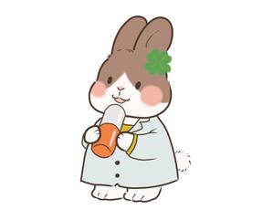 ひつもぐ (hitumogu)さんの調剤薬局「うさぎ薬局」のマスコットキャラクターへの提案