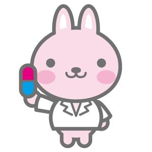 てんざる (tenzaru)さんの調剤薬局「うさぎ薬局」のマスコットキャラクターへの提案
