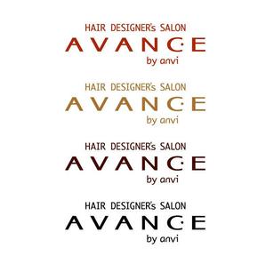 yamahiro (yamahiro)さんの「HAIR DESIGNER's SALON  AVANCE  by  anvi」のロゴ作成への提案