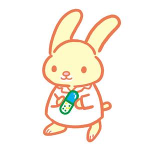 マコカフェ営業中 (macoto152cm)さんの調剤薬局「うさぎ薬局」のマスコットキャラクターへの提案