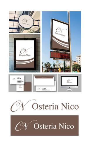 King_J (king_j)さんのカフェ「Osteria　NICO」のロゴへの提案