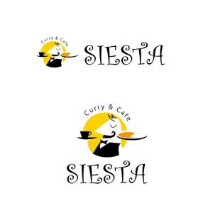 marukei (marukei)さんのカレー＆カフェ シエスタ（Curry＆Cafe SIESTA）のロゴ依頼への提案
