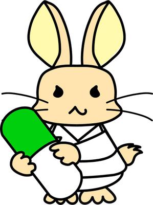 ともる (nodako)さんの調剤薬局「うさぎ薬局」のマスコットキャラクターへの提案