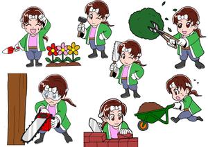 お絵描きカーネル (colonel-design-offic)さんの庭立のキャラクター『庭立マン』のアレンジへの提案
