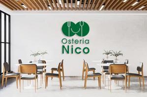 s m d s (smds)さんのカフェ「Osteria　NICO」のロゴへの提案