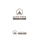 atomgra (atomgra)さんのペットと暮らす注文住宅専門店「with Pets　～ペットと暮らす家～」のロゴへの提案
