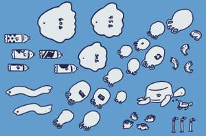 柿生(kakio) (aoii)さんの廃プラ推進の商品にプリントするデザインイラストへの提案