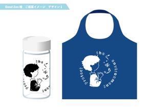 ナカ_c２ (naka_c2)さんの廃プラ推進の商品にプリントするデザインイラストへの提案