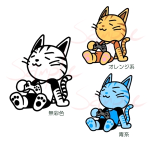 宮園 建吾 (KNG0621)さんの猫キャラクターのデザインへの提案